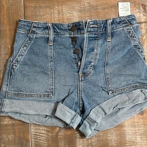 Hollister Vintage Stretch Denim Shorts